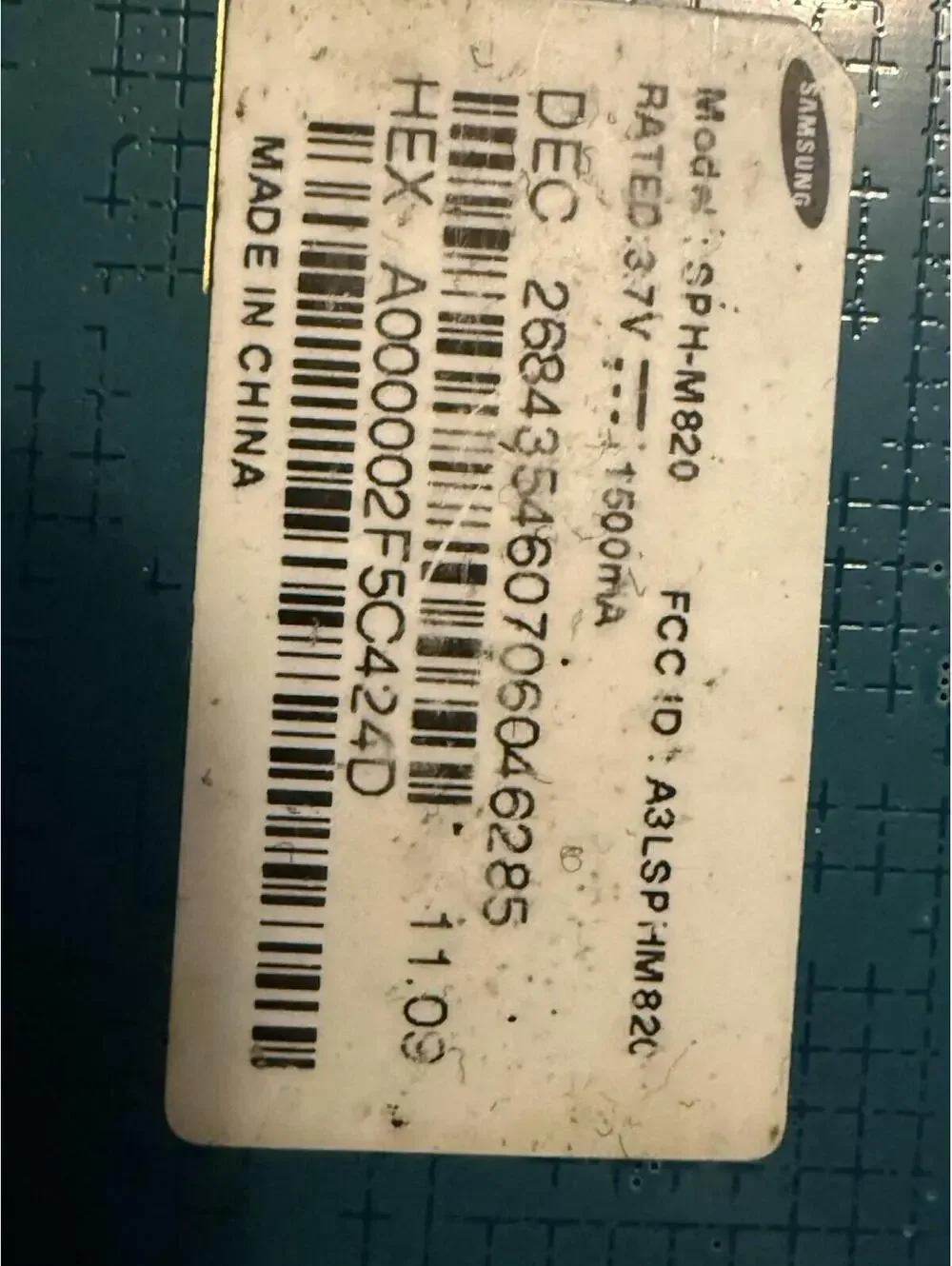 Samsung Galaxy Prevail SPH-M820 - Black ( Boost Mobile ) Rare Android ( Parts )